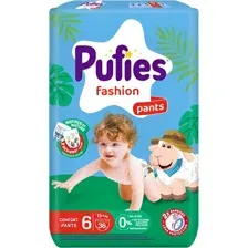Трусики-подгузники Pufies Pants Fashion Extra Large 15+кг (36 шт)