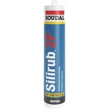 Герметик силиконовый Soudal Silirub 2F (300мл, бесцветный)