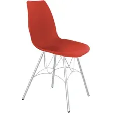Стул Sheffilton SHT-ST29/S100 (красный RAL3020/хром лак)