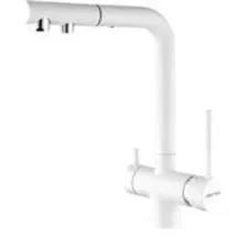 Смеситель Paulmark Serpentine SE213222-431 (белый матовый)