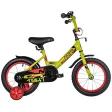Велосипед NOVATRACK 14" TWIST зеленый