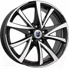 Литые диски K&amp;K Арнар 17x7" 5x105мм DIA 56.6мм ET 35мм Алмаз черный