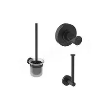 Набор аксессуаров для ванной комнаты Ideal Standard IOM A9246XG (матовый / черный)