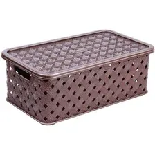 Коробка для хранения Эльфпласт Виола 347 6 л (коричневый)