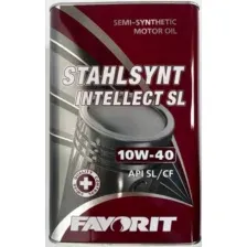 Моторное масло FAVORIT STAHLSYNT Intellect SL 10W-40 4л Metal SL/CF