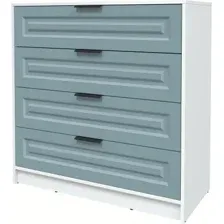Комод Интерлиния Концепт КТ-К100 Деко (белый платинум/океан)