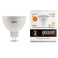 Лампа Gauss Elementary GU5.3 11W 3000К / 13511