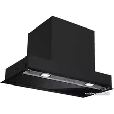 Кухонная вытяжка Elikor Sense Glass 60П-1000 229361 (черный/черное стекло)