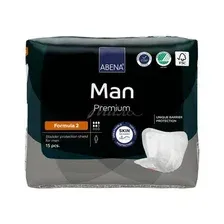 Прокладки одноразовые для взрослых ABENA Man Formula 2 Premium, 15 шт