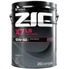 Моторное масло ZIC X7 LS 10W-40 20л