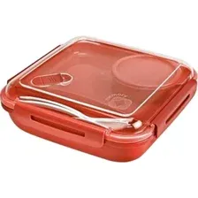 Контейнер для хранения Rotho Memory B3 Lunch, красный, 1009302792, 1.1 л