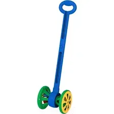 Игрушка-каталка Нордпласт С шариками / 760/1 (синий/зеленый)