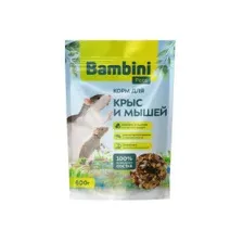 Корм Bambini Pets для крыс и мышей, 800гр