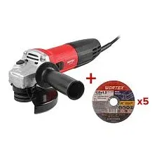 Одноручная углошлифмашина WORTEX AG 1207-6