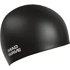 Шапочка для плавания Mad Wave Intensive Big (черный)