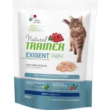 Корм для кошек Trainer Natural, Exigent Adult, белое мясо, 300 г