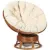 Кресло-качалка TetChair Papasan W 23/01 B с подушкой (орех/ткань старт)