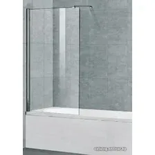 Стеклянная шторка для ванны Cezares LIBERTA-V-1-80/155-C-Cr