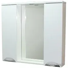 СанитаМебель Шкаф с зеркалом Эмили 101.900 (белый)