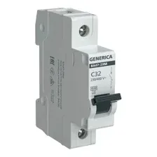 Выключатель автоматический Generica ВА47-29М 1P 32А 4.5кА C / MVA21-1-032-C-G