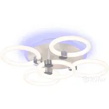 Припотолочная люстра Ambrella light Acrylica FA3841/4+1 WH (белый)