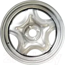 Штампованный диск ТЗСК Renault Sandero 16x6.5" 4x100мм DIA 60.1мм ET 37мм Серебро