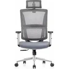 Кресло SitUp APHRODITE Chrome (сетка Gray/экокожа Gray)