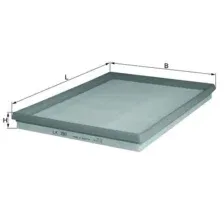 Фильтр воздушный KNECHT/MAHLE LX390