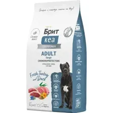 Корм Брит Кеа Dog Adult Large Chondroprotectors (Индейка, утка) для собак 3 кг New