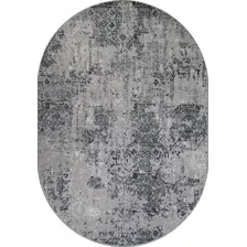 Ковер для жилой комнаты Merinos Palermo F281-OVAL-DARK-GRAY (2x2.9)