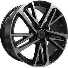 Литой диск Khomen KHW1815 Chery Tiggo 8 Pro/Max 18x8 5x108мм DIA 60.1мм ET 47мм (Black FP)