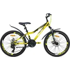 Велосипед AIST Rocky Junior 2.1 24 2024 (желтый)