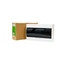 Корпус пластиковый ЩРН-П-18 черн. прозр. дверь IP41 GENERICA