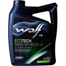 Моторное масло Wolf EcoTech 5W-20 SP/RC D1-3 5л