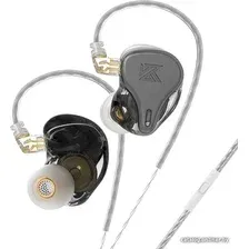 Наушники KZ Acoustics DQ6s (с микрофоном, серый)