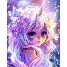 Алмазная мозаика  Феникс+ Девочка-единорог 68584
