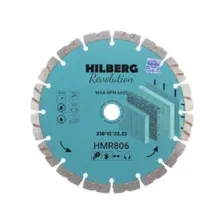 Диск алмазный отрезной 230х22.23х12 мм Revolution Hilberg HMR806