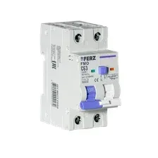 Дифференциальный автомат Dr.Ferz FMO-EL-1P+N 63A 30mA 6kA AC C 2M 22100217FERZ
