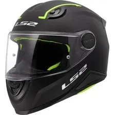 Мотошлем LS2 FF812 Kid Solid (S, черный матовый)