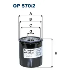 Масляный фильтр Filtron OP570/2