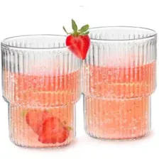 Набор стаканов Makkua Ribbed Glassware RG370