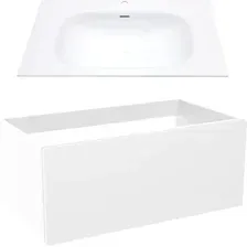 ЗОВ Тумба с умывальником Кито 80 K80LW0MWM-M115W80 (белый матовый)