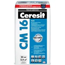 Клей для плитки Ceresit СМ 16 25кг
