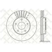 Тормозной диск Stellox 60202256VSX