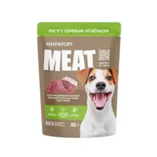 Влажный корм для собак Мираторг Meat рагу с сочным ягненком (80г)