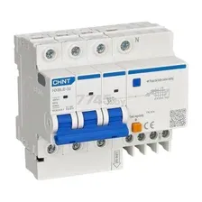 Дифференциальный автомат CHINT NXBLE-32 3P+N C32 30mA тип AC 6kA (819515)