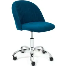 офисное компьютерное кресло Tetchair Melody (флок), синий
