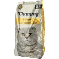 Сухой корм для кошек Chammy С курицей (350г)