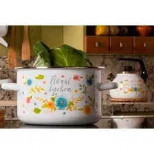 Кастрюля Appetite Floral Kitchen 6RD221M (5.5л)