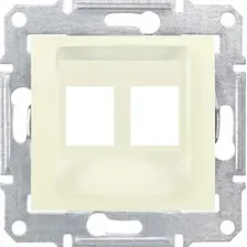 Накладка для компьютерной/телефонной розетки Schneider Electric Sedna SDN4400647